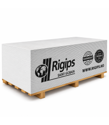 Placa gips-carton Rigips RB, tip A, 12.5 x 1200 x 2600 mm